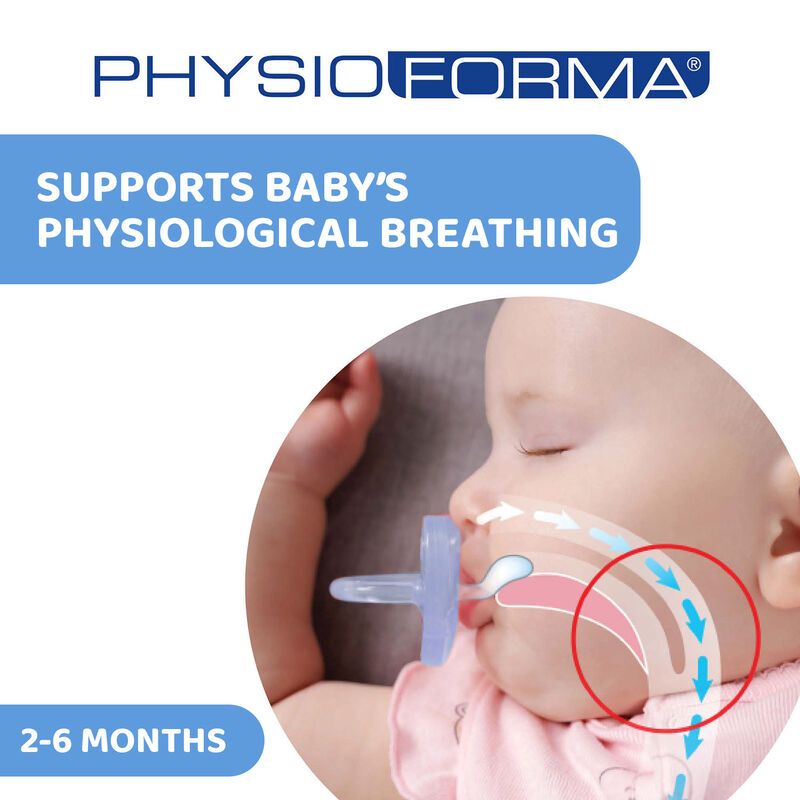 PhysioForma Soother Soft Blue (2-6 Months) (2 Pcs) image number 1